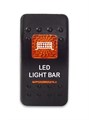 Переключатель 12-24В SF50713-6-4P-A6BO-09 ON-OFF с оранжевой подсветкой, LED LIGHT BAR SF50713-6-4P-A6BO-09 - фото 2401