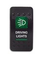 Переключатель 12-24В SF50713-6-4P-A6BG-03 ON-OFF с зеленой подсветкой, DRIVING LIGHTS SF50713-6-4P-A6BG-03 - фото 2408
