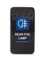 Переключатель 12-24В SF50713-6-4P-A6BB-07 ON-OFF с синей подсветкой, REAR FOG LAMP SF50713-6-4P-A6BB-07 - фото 2424