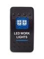 Переключатель 12-24В SF50713-6-4P-A6BB-12 ON-OFF с синей подсветкой, LED WORK LIGHTS SF50713-6-4P-A6BB-12 - фото 2429