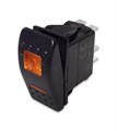 Переключатель 12-24В, SF50713-3-A6BO ON-OFF-ON с оранжевой подсветкой SF50713-3-A6BO - фото 2449