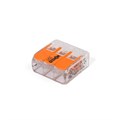 Клеммы WAGO 221-413 (3x4,0мм² с рычажком) 1 шт. (сделано в Германии) 221-413-1 - фото 685