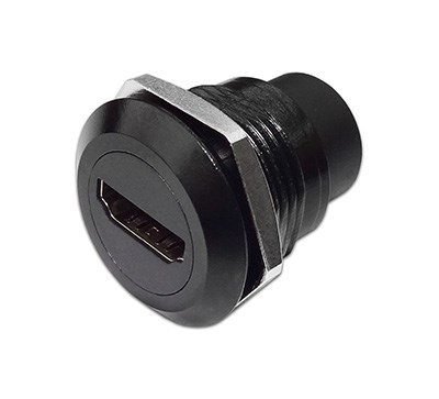 Переходник HDMI(F)-HDMI(F) круглый 28/24 HDMI(F)28/24 - фото 3401