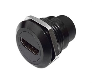 Переходник HDMI(F)-HDMI(F) круглый 28/24 HDMI(F)28/24