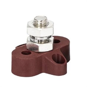 Клемма-штифт одинарная, М6, красная 13130