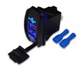 USB разъем двойной 3.1А с синей подсветкой А11В A11B - фото 1624